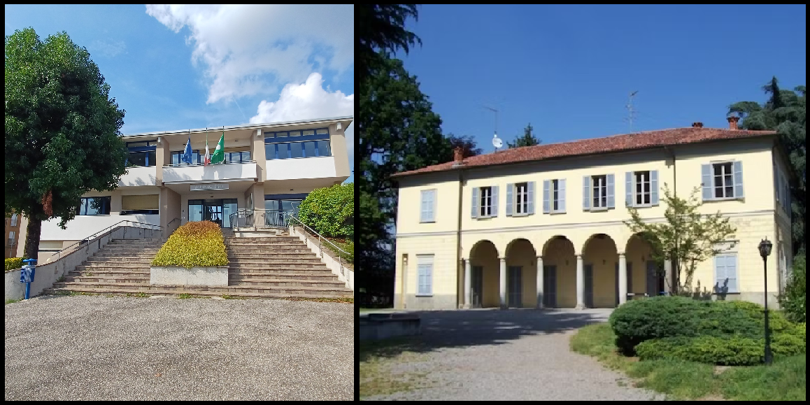 Canali social Comune di Figino Serenza, canali social/notizie Biblioteca Comunale e canali social/notizie Villa Ferranti