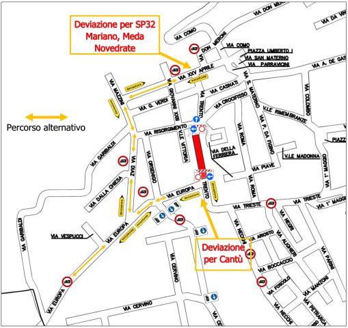 Informazione alla popolazione: Lavori stradali in via Trento